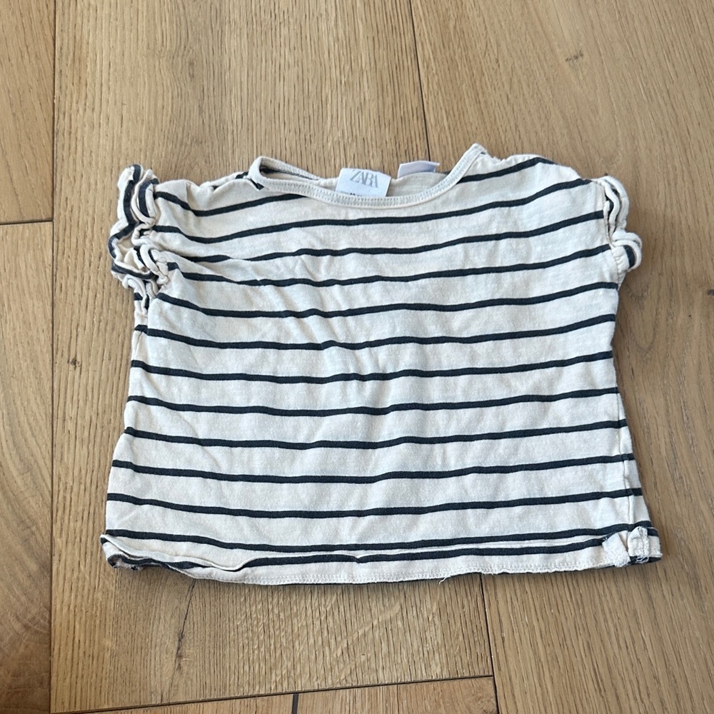 Zara Striped T-Shirt 12/18m